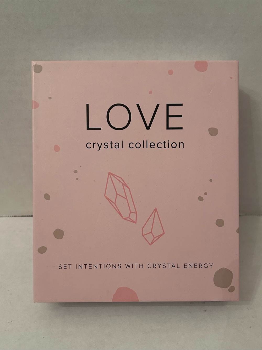 LOVE Crystal Collection Box - Soft Pink